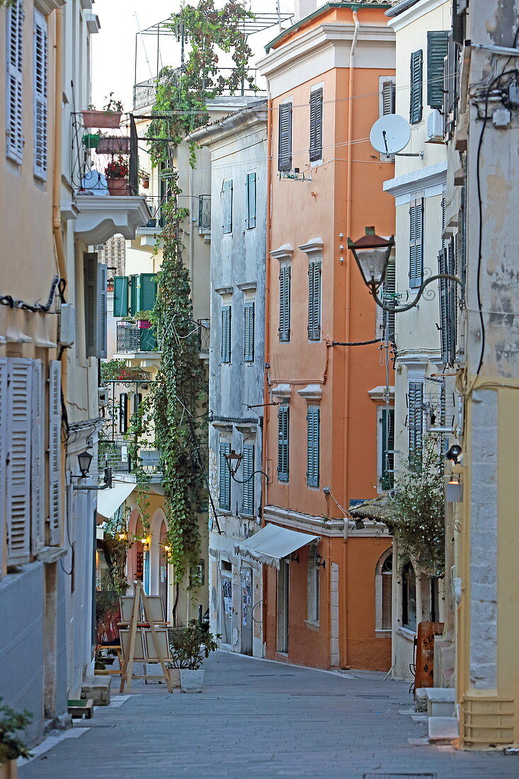 Guilford Street, Old Town, Kerkira, Corfu Town, Corfu Island, Ionian Islands, Greece
