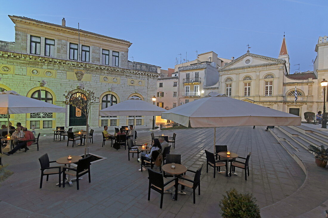 Town Hall, Platia Nikiforou Theotoki, Old Town, Kerkira, Corfu Town, Corfu Island, Ionian Islands, Greece