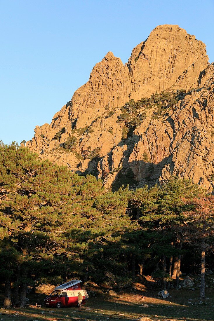 Frankreich, Corse du Sud, Quenza, Nadeln von Bavella vom Col de Bavella