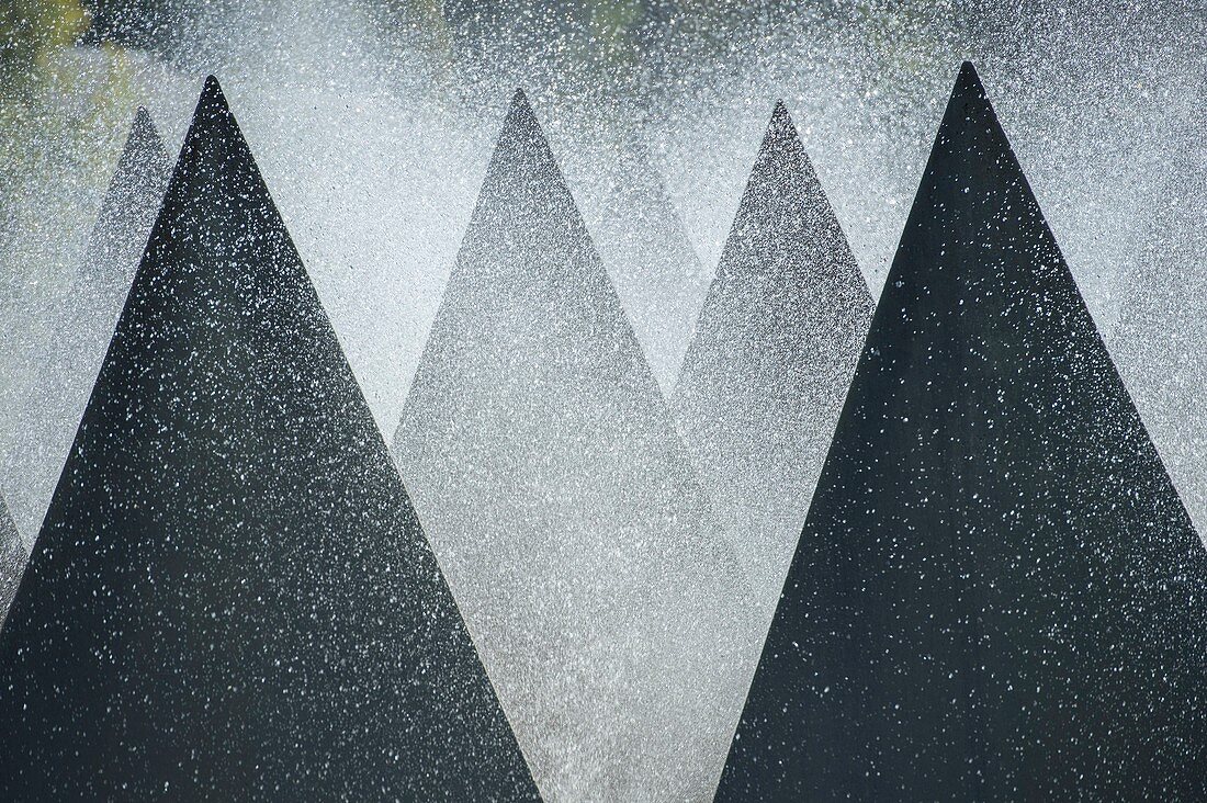 France, Savoie, Chambery, Cognin, the fountain of Pyramids