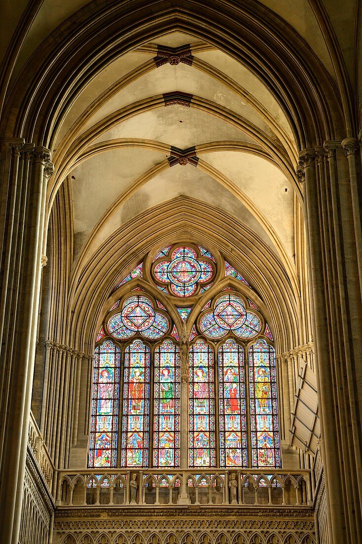 Frankreich, Calvados, Bayeux, Kathedrale Notre-Dame vom 11. bis 15. Jahrhundert