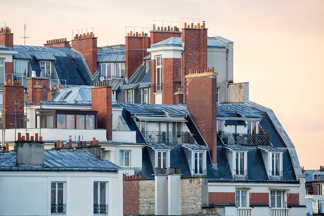 France, Hauts de Seine, Asnieres sur Seine, buildings of Maurice Bokanowski street