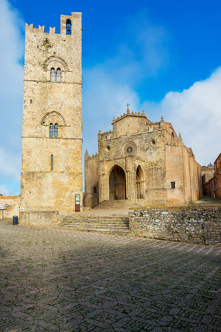 Erice Duomo, Erice, Sicily, Italy, Europe, 