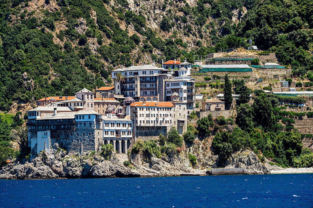 Kloster St. Gregor, UNESCO-Weltkulturerbe, Berg Athos, Zentralmakedonien, Griechenland, Europa