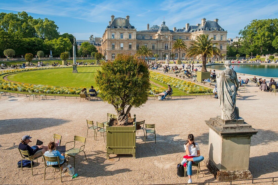 France, Paris, Luxembourg gardens