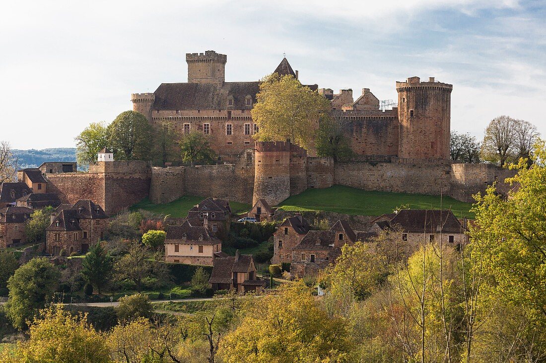 Frankreich, Lot, Prudhomat, Schloss Castelnau Bretenoux
