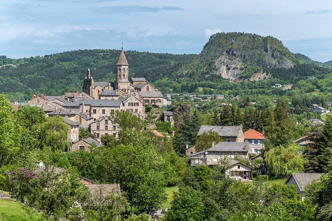 Frankreich, Haute Loire, Saint Julien Chapteuil, monts du Velay