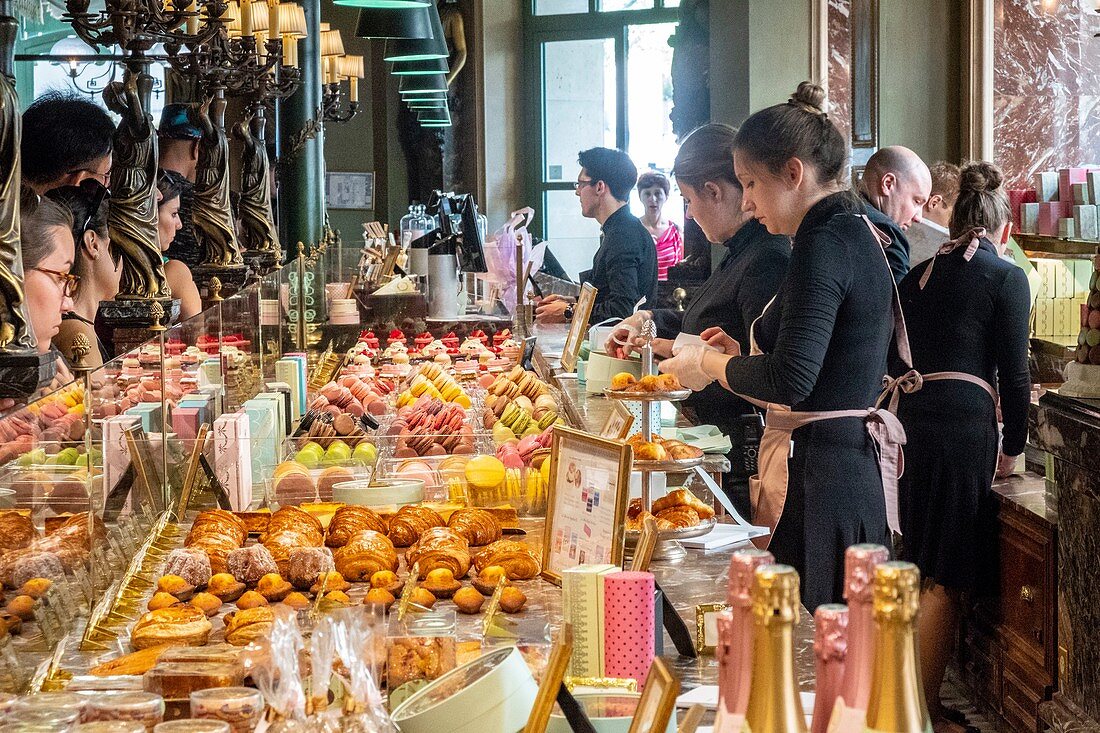 France, Paris, the Laduree pastry shop