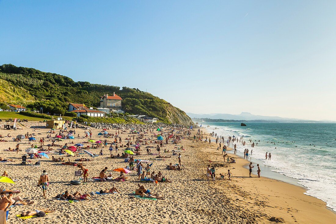 Frankreich, Pyrenäen Atlantiques, Bask Land, Biarritz, Milady Strand