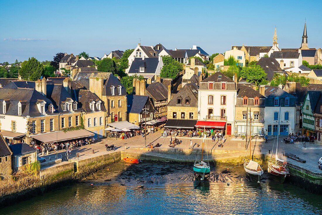 Frankreich, Morbihan, Golf von Morbihan, Auray, Hafen von Saint-Goustan