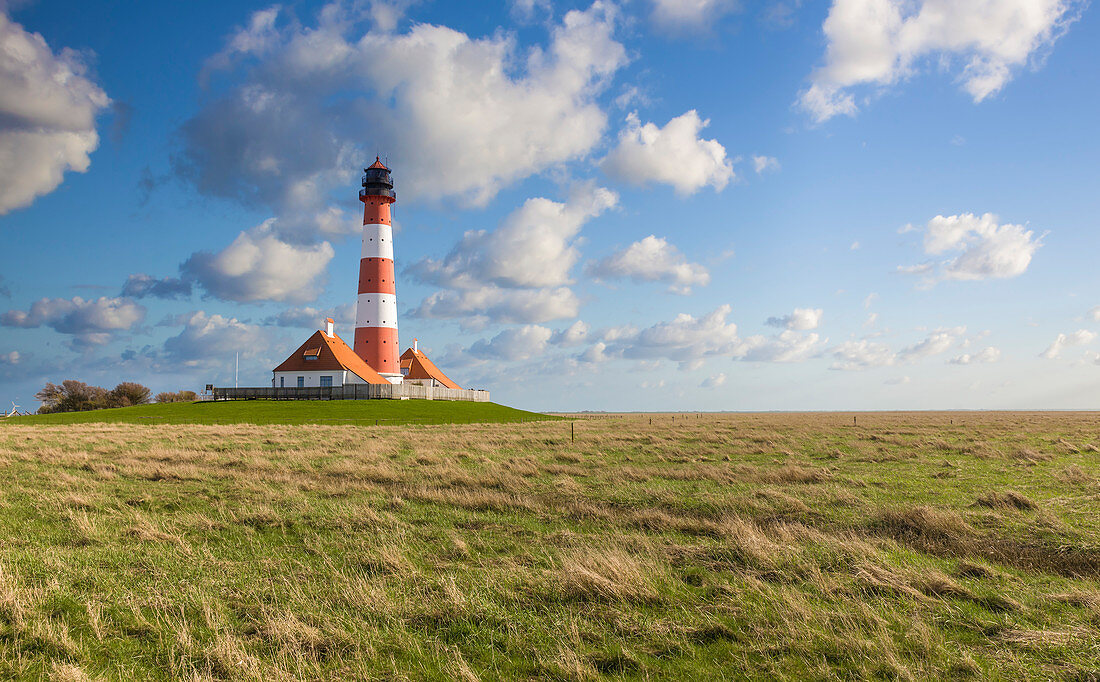 Westerheversand lighthouse, North Friesland, Schleswig-Holstein