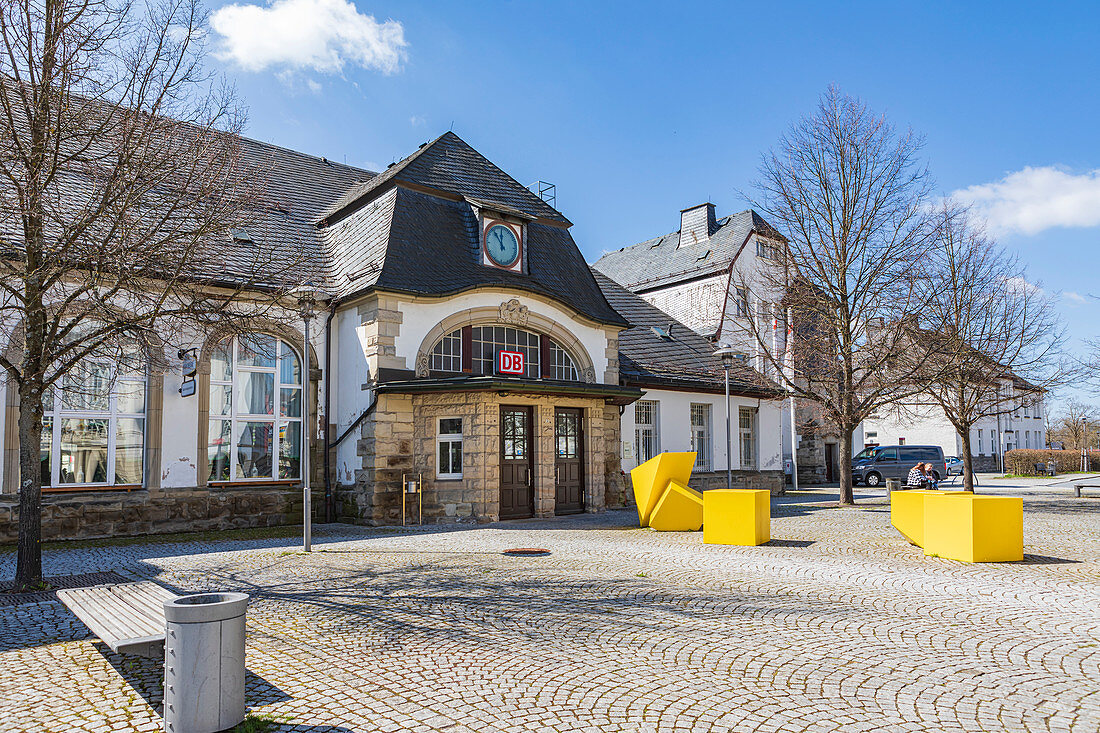 Hauptbahnhof Sonneberg, Sonneberg, Thüringen,  Deutschland