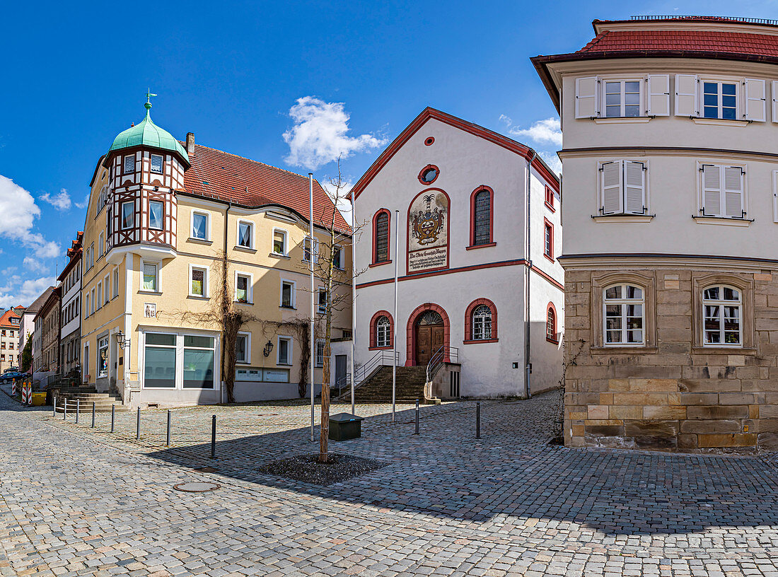 Historisches Rathaus in Kronach, Bayern, Deutschland