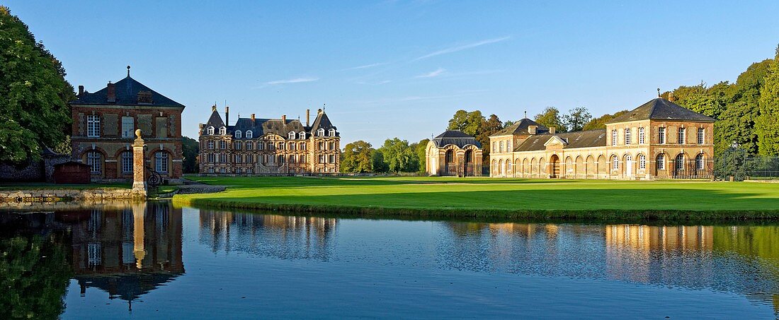 Frankreich, Seine Maritime, Pays de Caux, Cany Barville, das Schloss Cany