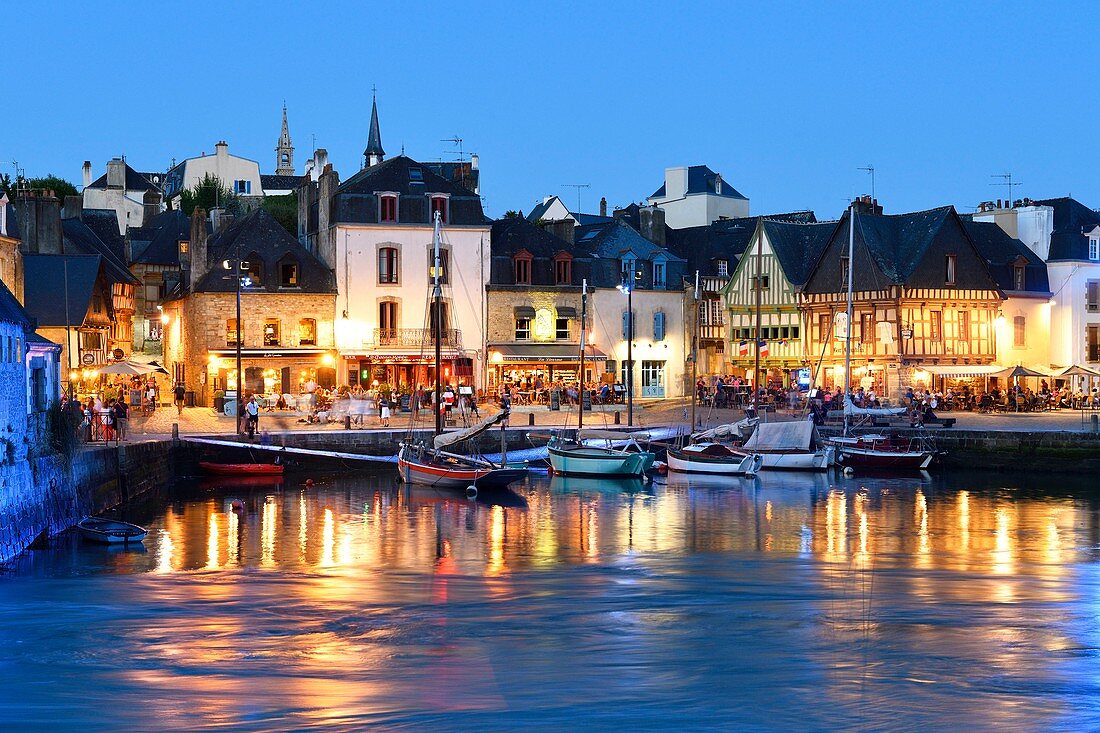 Frankreich, Morbihan, Auray, Golf von Morbihan, Hafen von Saint Goustan
