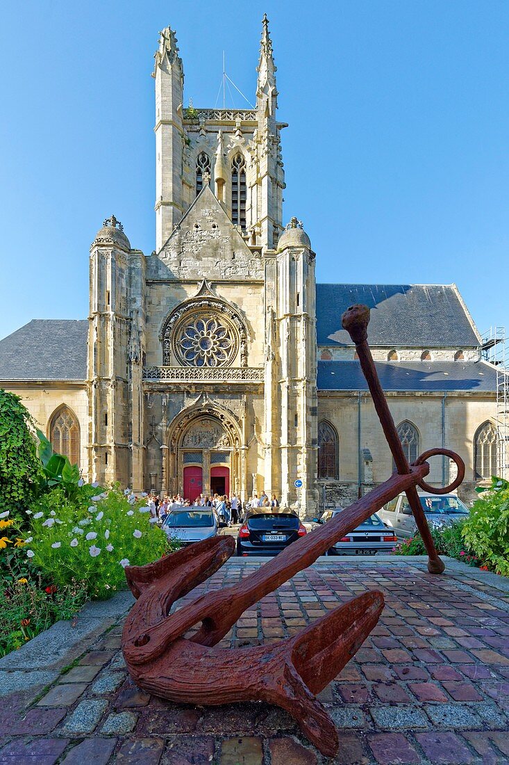 Frankreich, Seine Maritime, Pays de Caux, Côte d'Albatre (Alabasterküste), Fecamp, Saint-Etienne-Kirche