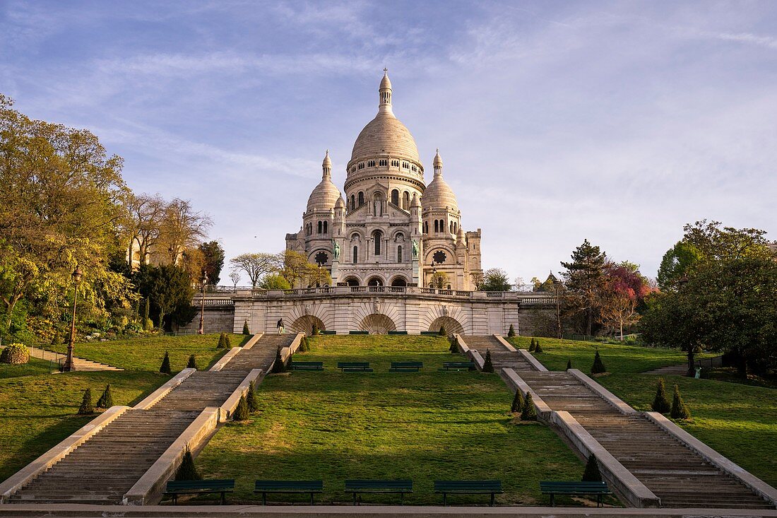 Frankreich, Paris, Montmartre-Hügel, Basilika Sacre-Coeur