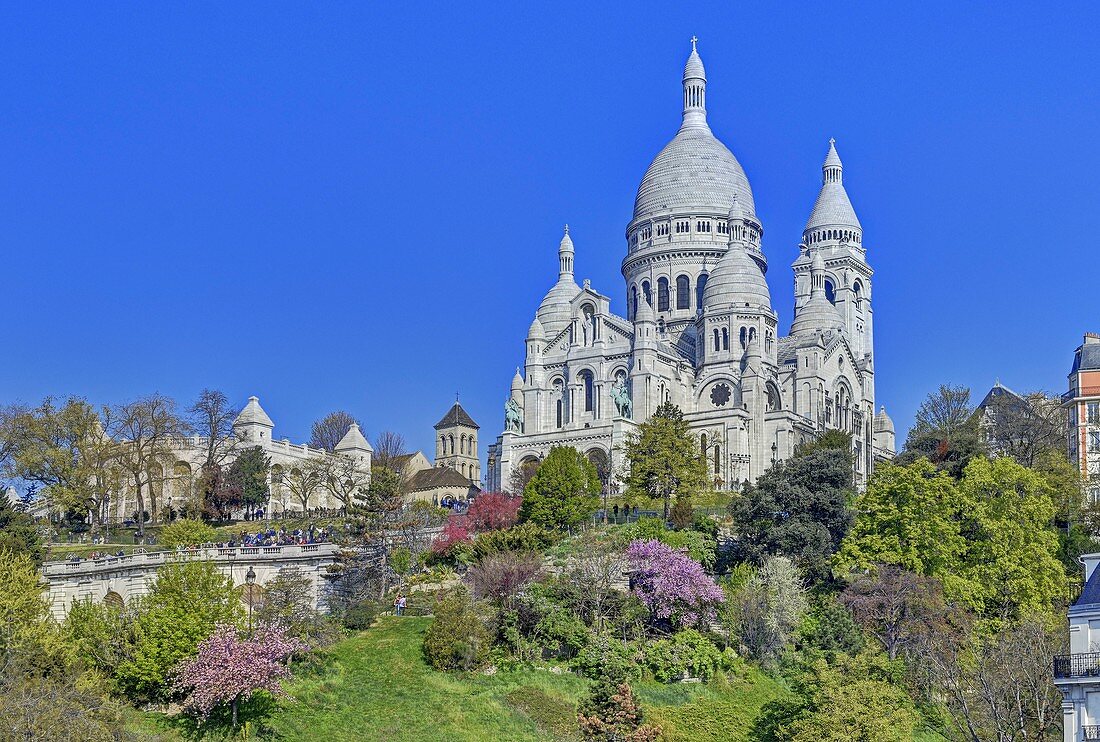 Frankreich, Paris, die Basilika des Heiligen Herzens in Montmartre