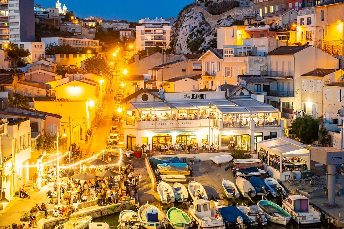 France, Bouches du Rhone, Marseille, the Vallon des Auffes