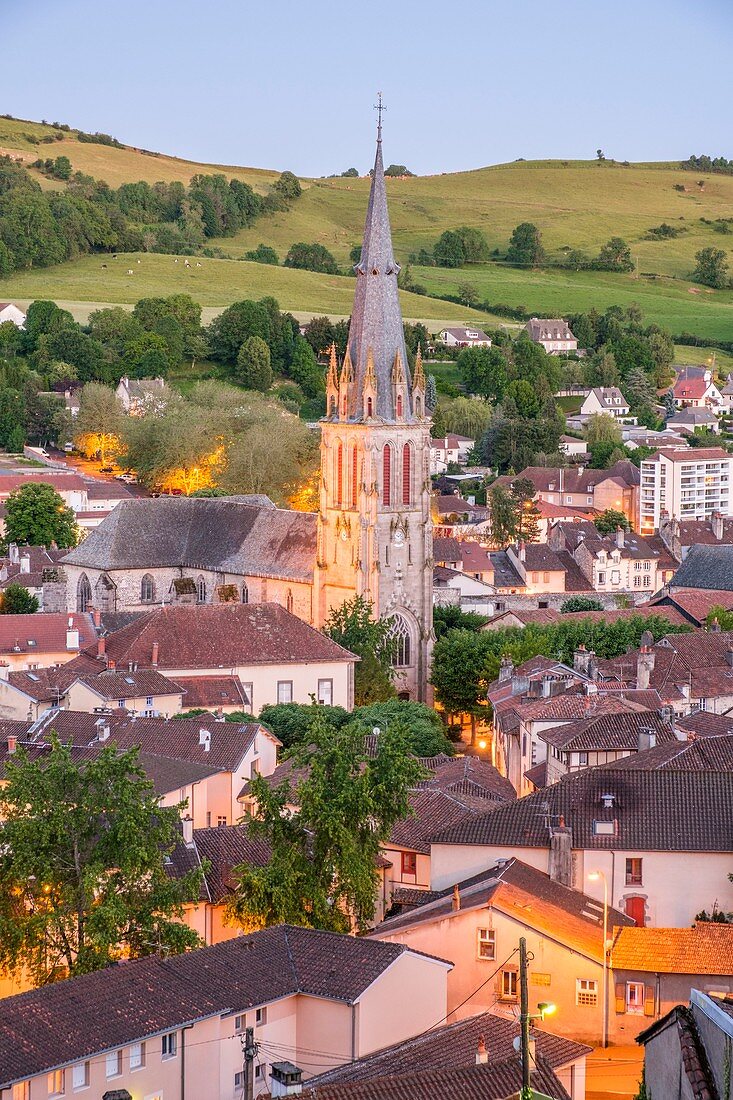 Frankreich, Cantal, Aurillac, Kirche Saint Geraud