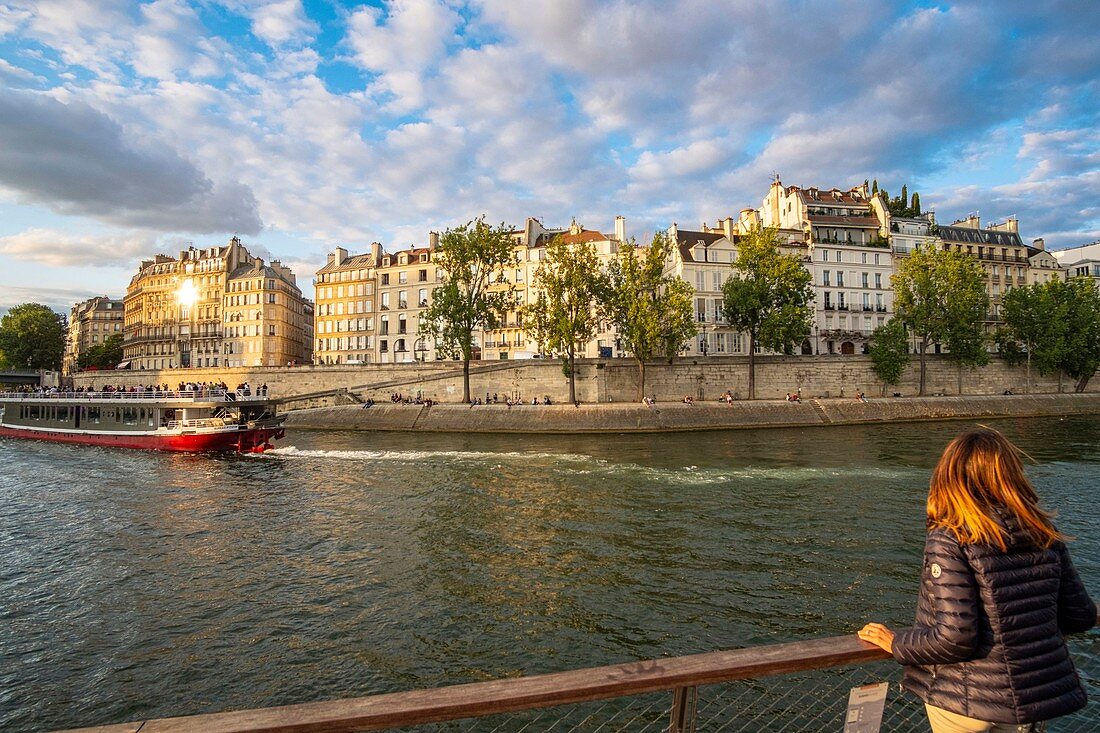 France, Paris, area listed as World Heritage by UNESCO, Fly Boat Cruise