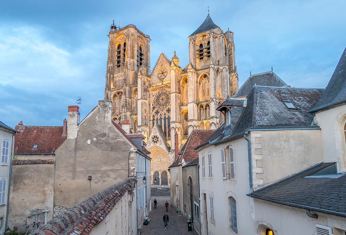 Frankreich, Cher, Bourges, Kathedrale St. Etienne, Weltkulturerbe der UNESCO