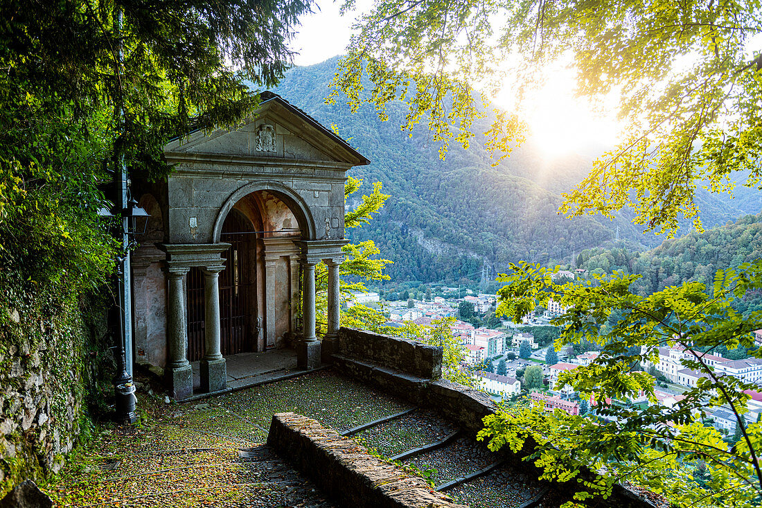 Kleine Kapelle, Sacro Monte di Varallo, UNESCO-Weltkulturerbe, Piemont, Italien, Europa