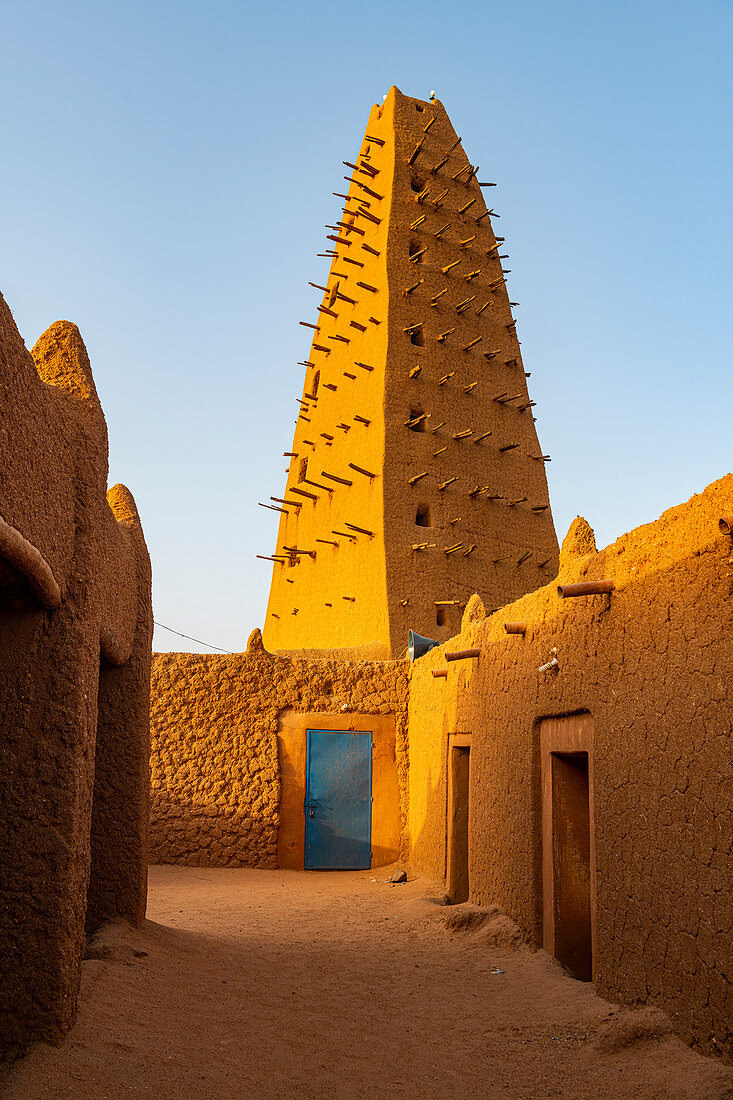Große Moschee von Agadez, UNESCO-Weltkulturerbe, Agadez, Niger, Afrika