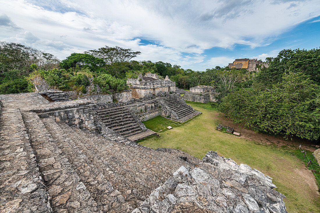 Yucatec-Maya archaeological site, Ek Balam, Yucatan, Mexico, North America