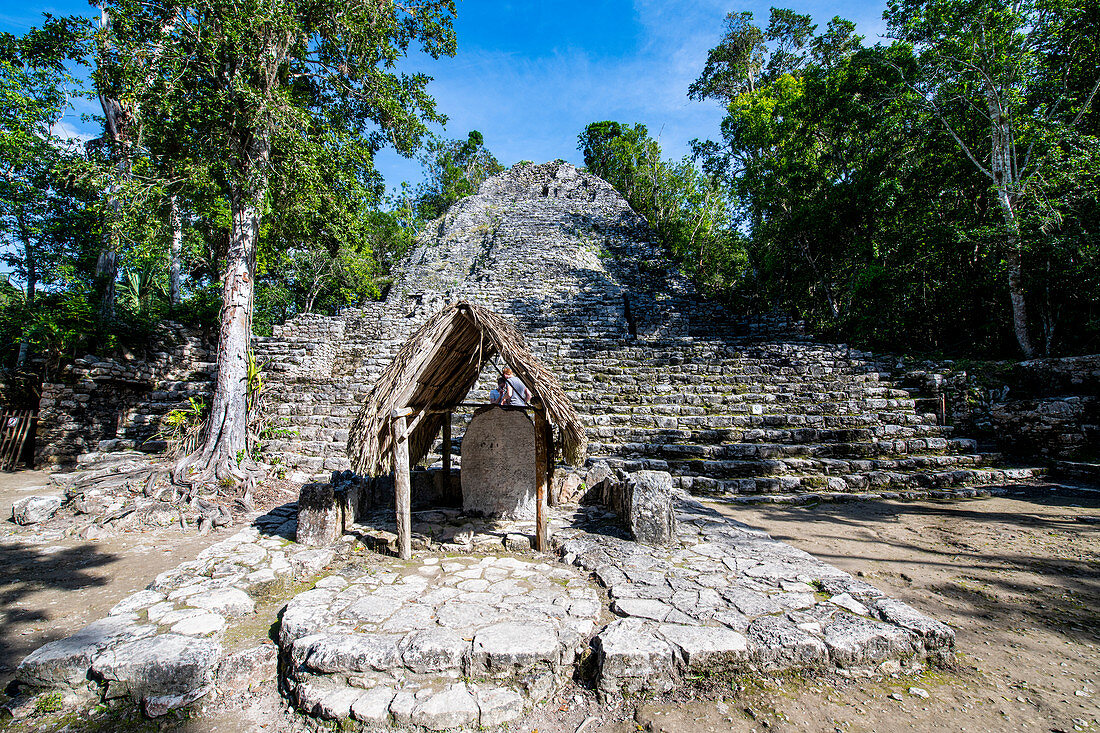 Die archäologische Maya-Stätte von Coba, Quintana Roo, Mexiko, Nordamerika
