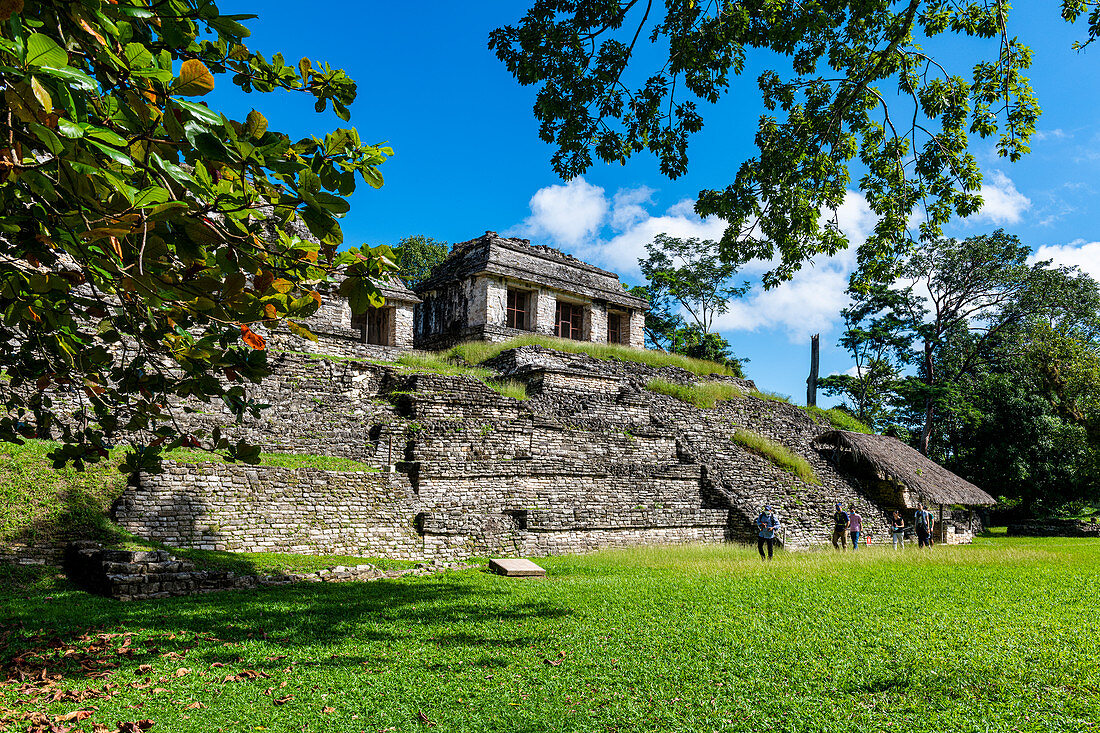 The Maya ruins of Palenque, UNESCO World Heritage Site, Chiapas, Mexico, North America
