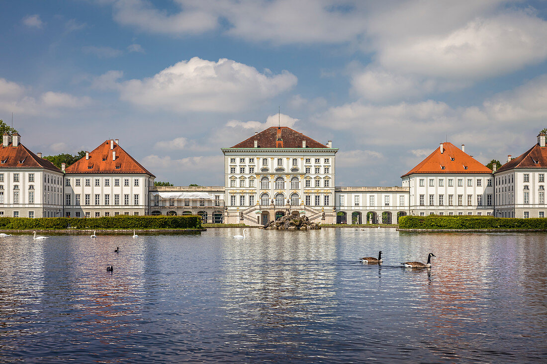 Schloss Nymphenburg in München, Oberbayern, Bayern, Deutschland