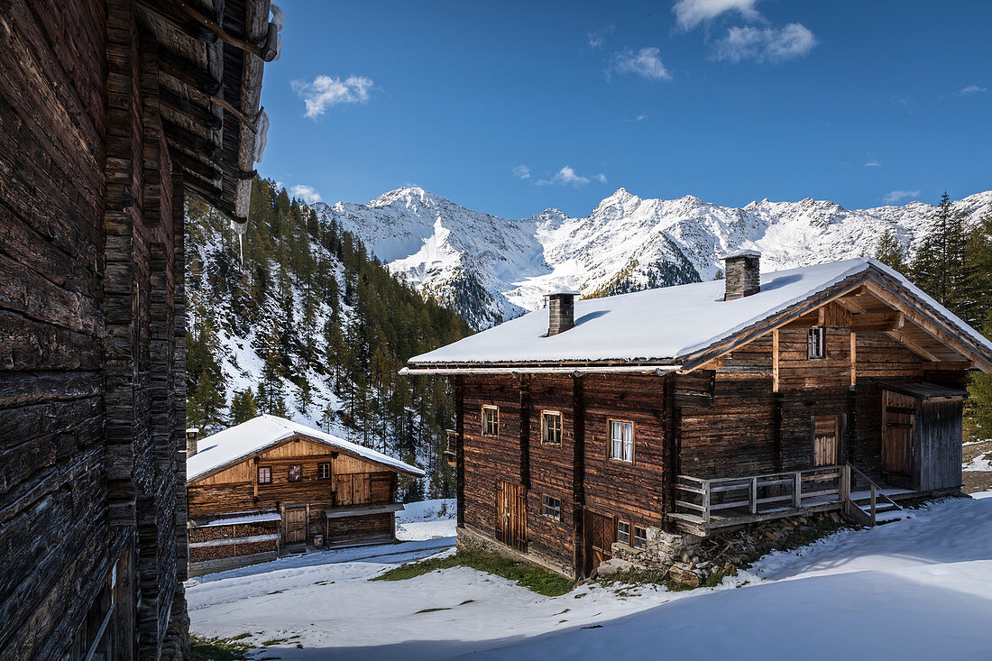 Oberstalleralm im Arntal, Innervillgraten, Villgratental, Osttirol, Tirol, Österreich