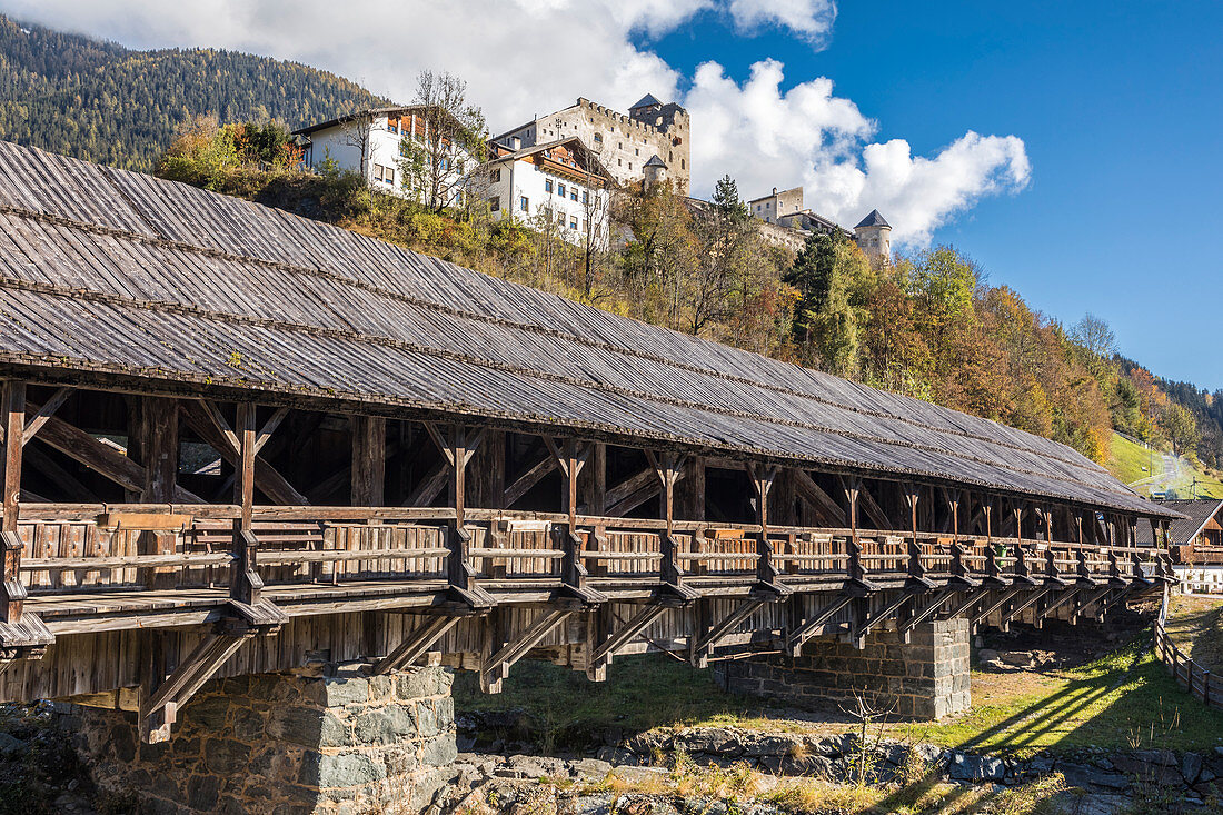 Bunbrugge and Heinfels Castle, Heinfels, East Tyrol, Tyrol, Austria