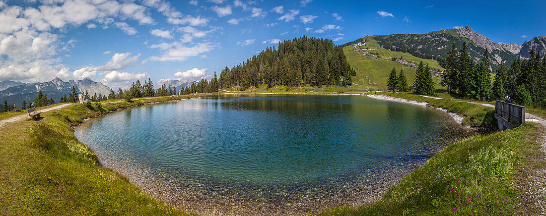 Kaltwassersee above Seefeld in Tirol, Tyrol, Austria
