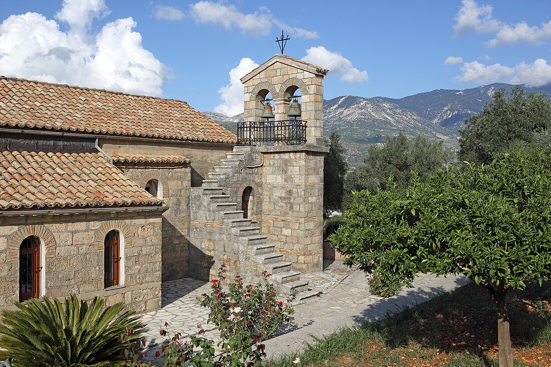 Agios Andreas Milapidias Monastery, Metaxata, Kefalonia Island, Ionian Islands, Greece