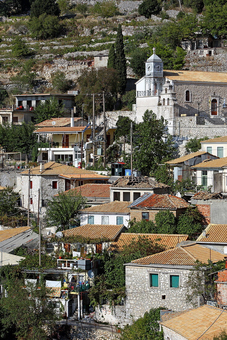 Ort Exanthia, Insel Lefkada, Ionische Inseln, Griechenland