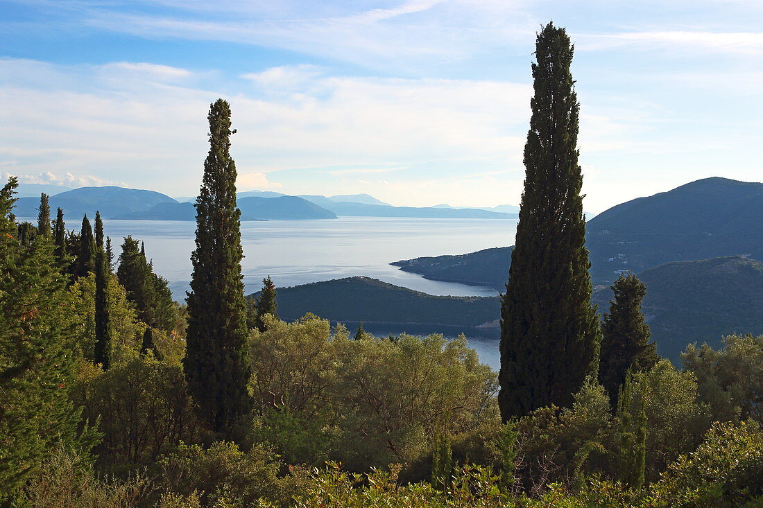 View over the Ormos Vasilikis, Ionian Islands, Greece
