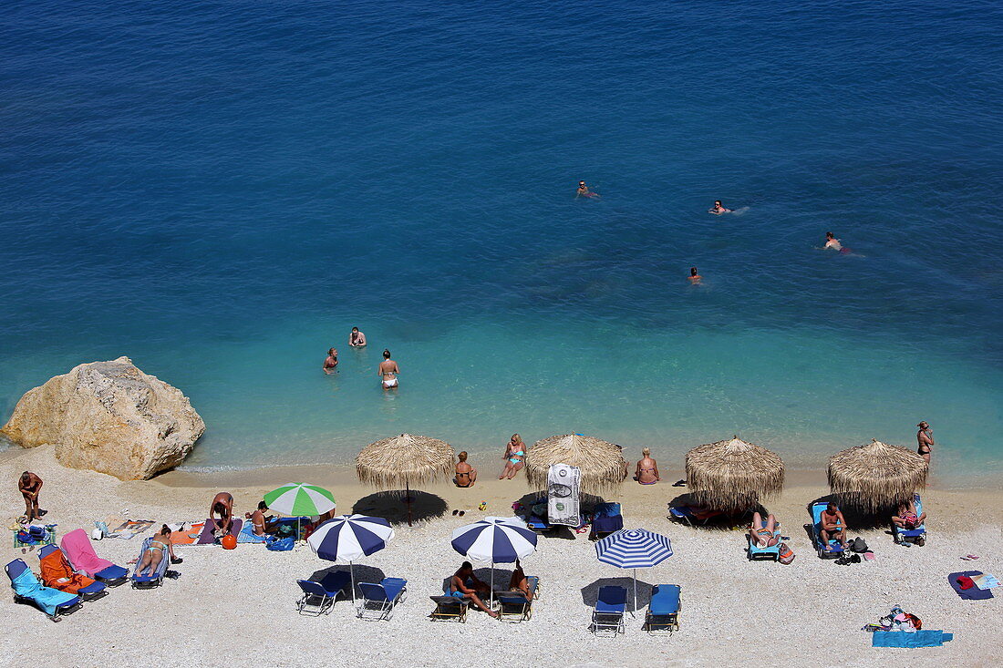 Strand, Xigia, Insel Zakynthos, Ionische Inseln, Griechenland