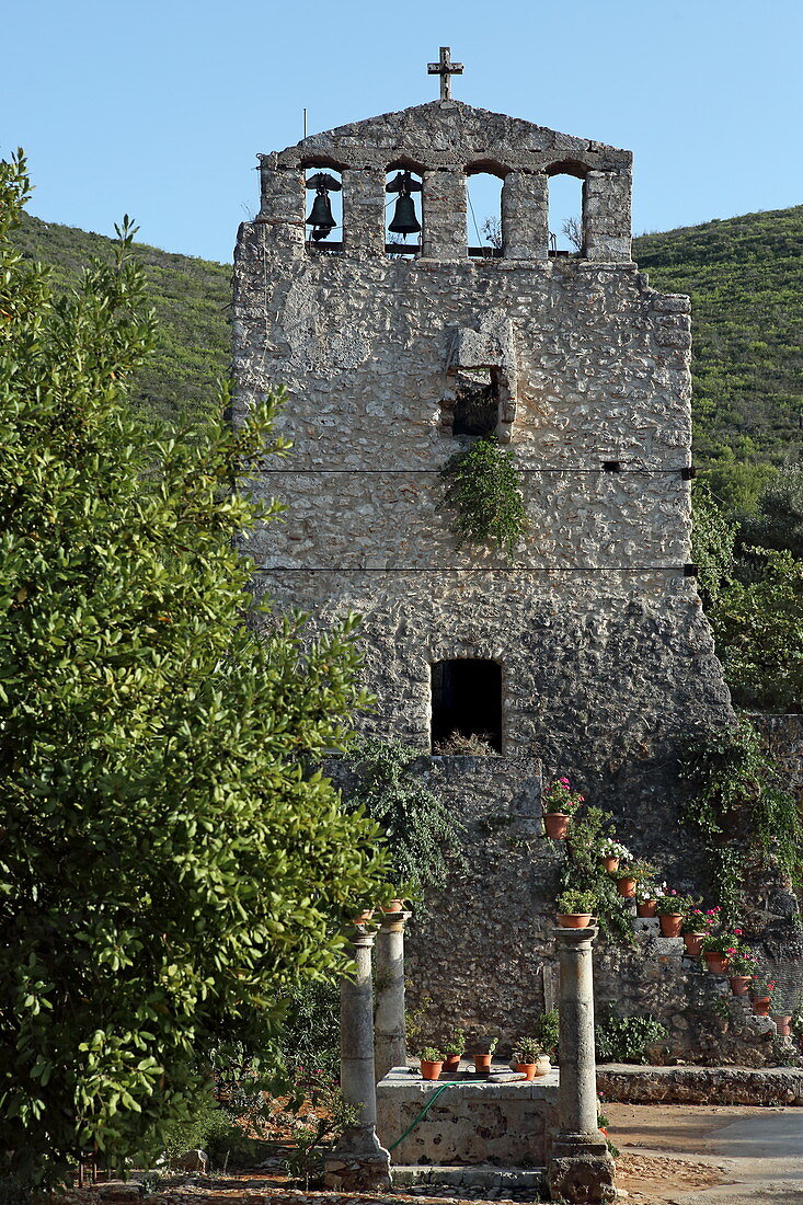 Agios Georgios Krimnon Monastery, Zakynthos Island, Ionian Islands, Greece