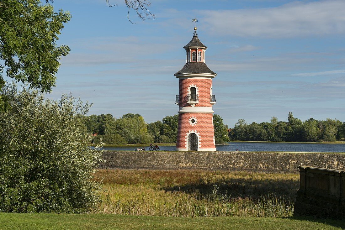 Lighthouse at Moritzburg Castle, Saxony, Germany