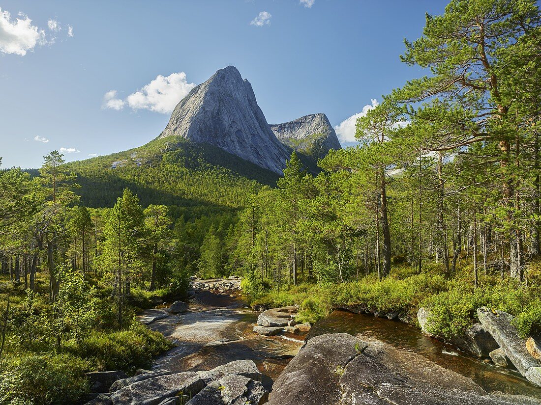 Stortinden, Eidtinden, Ballangen, Ofoten, Nordland, Norway