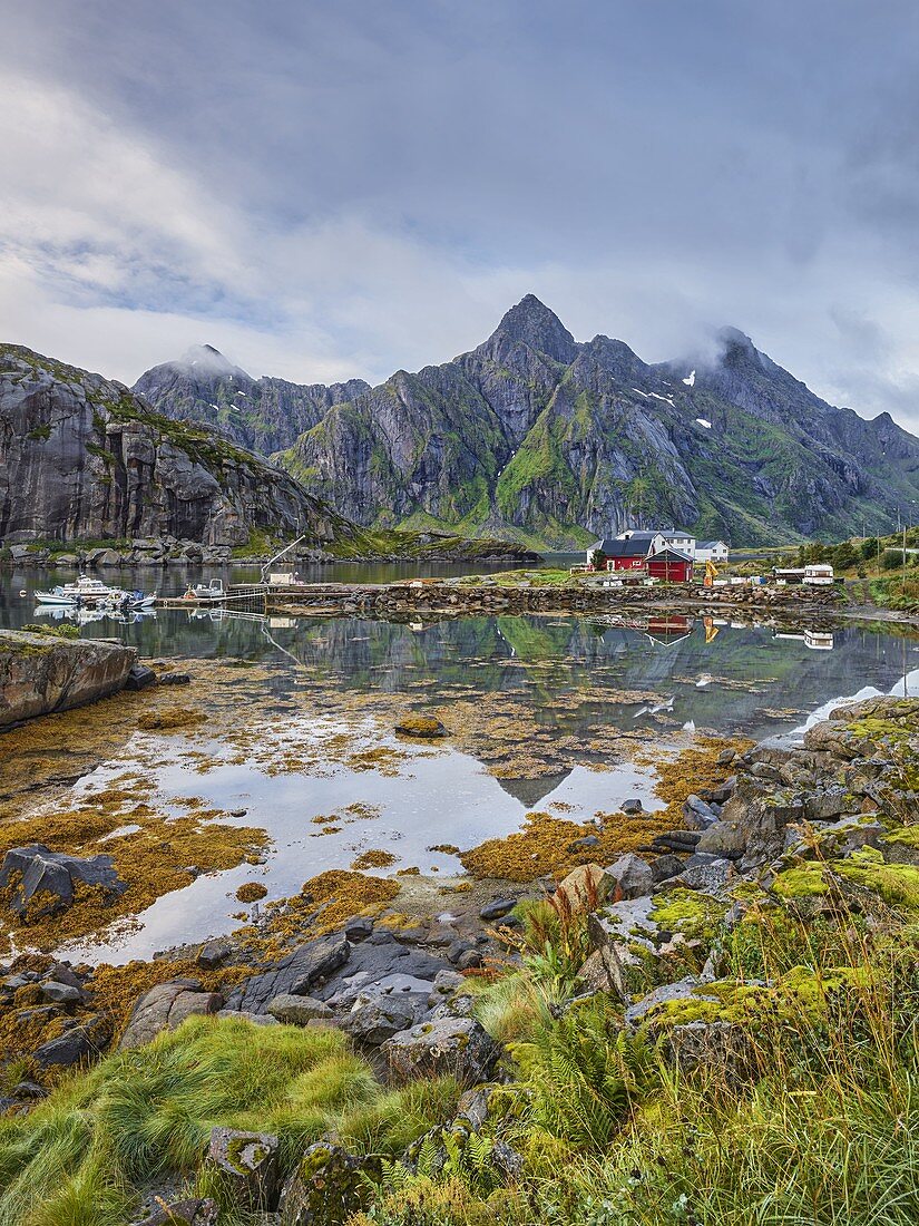 Himmeltindan, Maervoll, Vestvagoya, Lofoten, Nordland, Norwegen