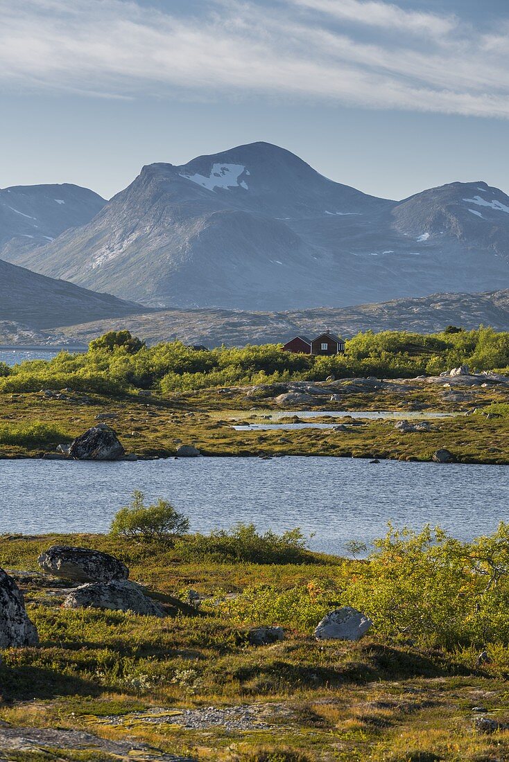 Landschaft entlang des Aursjovegen, Torbudalen, More og Romsdal, Norwegen