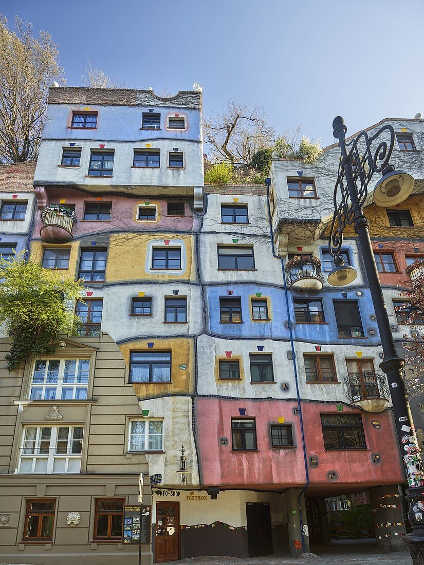 Hundertwasserhaus, 3. Bezirk Landstrasse, Wien, Österreich