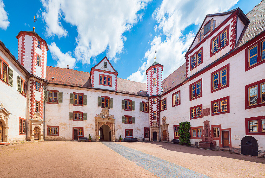 Wilhelmsburg Castle in Schmalkalden, Thuringia, Germany