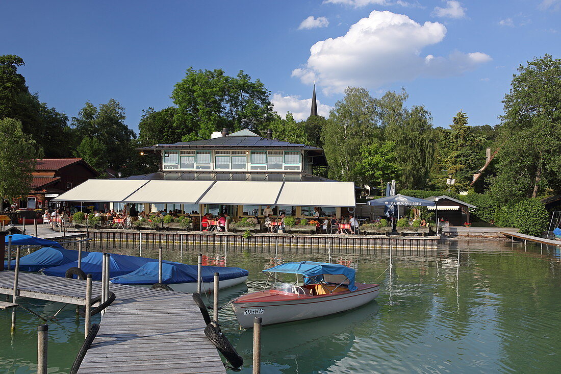 Seehaus Raabe, Steinebach, Wörthsee, Fünf-Seen-Land, Upper Bavaria, Bavaria, Germany