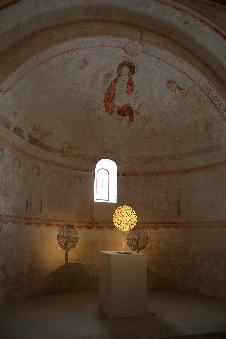 Romanesque chapel, Gut Keferloh, Haar, Munich, Upper Bavaria, Bavaria, Germany