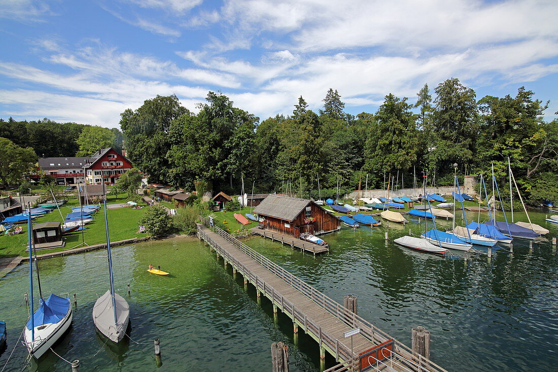 Possenhofen, Starnberger See, 5-Seen-Land, Upper Bavaria, Bavaria, Germany