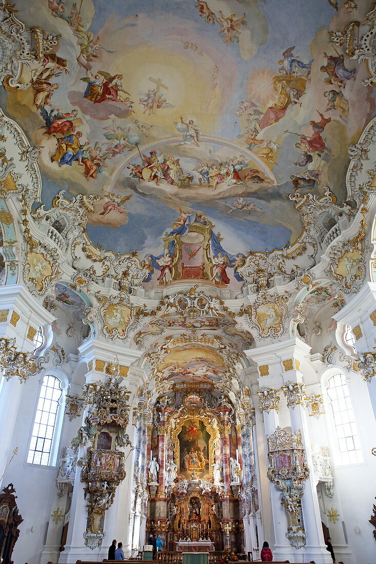 St. Johannes Baptist, Steingaden, Bayern, Deutschland